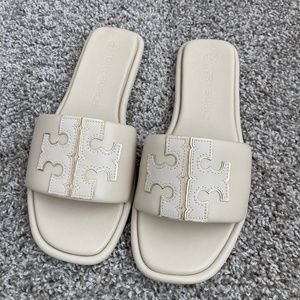 Tory Burch Double T sport slide